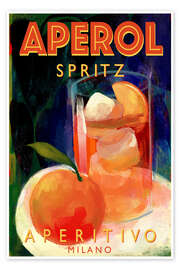 Wall art print Aperol Spritz Aperitivo, Milano - Marco Marella