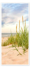 Door poster Dune with Beach Grass