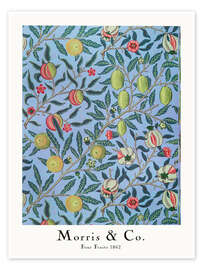 Wall art print Four Fruits, 1862 - William Morris