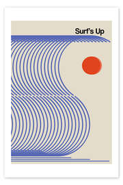 Wall art print Surf's Up - Frances Collett