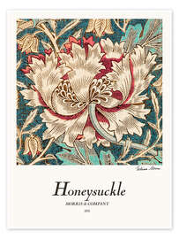 Wall art print Honeysuckle - William Morris