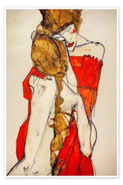 Wall art print Mother And Daughter, 1913 - Egon Schiele