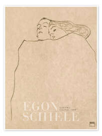 Wall art print Sleeping Couple, 1909 - Egon Schiele
