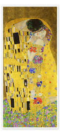 Door poster The Kiss (detail) - Gustav Klimt