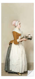 Door sticker The Chocolate Girl - Jean Etienne Liotard