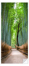 Door sticker Bamboo Forest in Kyoto Sagano Arashiyama, Japan - Jan Christopher Becke