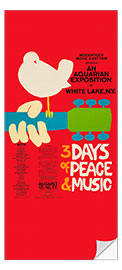 Door sticker Woodstock Festival - Vintage Entertainment Collection