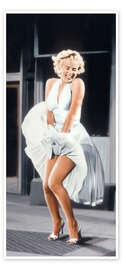 Door poster Marilyn Monroe, The Seven Year itch, 1955