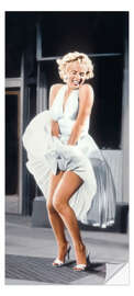 Door sticker Marilyn Monroe, The Seven Year itch, 1955