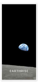 Door poster Earthrise - Apollo 8 - NASA