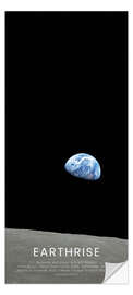 Door sticker Earthrise - Apollo 8 - NASA