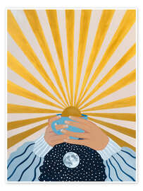 Wall art print First Coffee - Mandy Reinmuth