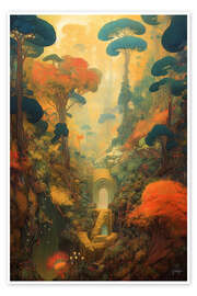 Wall art print Fantasy Land II - Mariusz Flont
