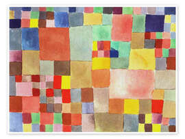 Wall art print Flora on the sand, 1927 - Paul Klee