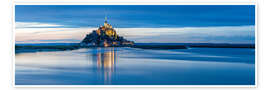 Wall art print Le Mont Saint Michel, Normandy - Jan Christopher Becke