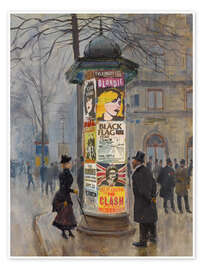 Wall art print Punk Billboard - Dikhotomy