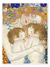 Wall art print Mother and Twins II - Gustav Klimt