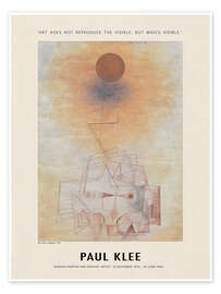 Wall art print The Limits of Reason, 1927 - Paul Klee