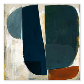 Wall art print Square Abstract Composition II - Marco Marella