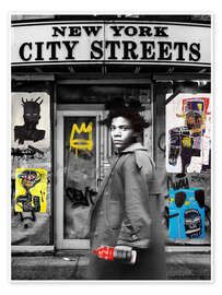 Wall art print Basquiat New York - Dikhotomy