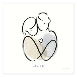 Wall art print Lines of Life II - Lisa Audit