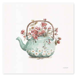 Poster Teapot With Herbs - Lisa Audit