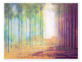 Poster Morning in the Forest