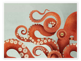 Wall art print Octopus - Dieter Braun
