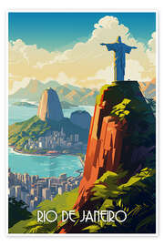 Wall art print Rio de Janeiro Travel Art I - Durro Art