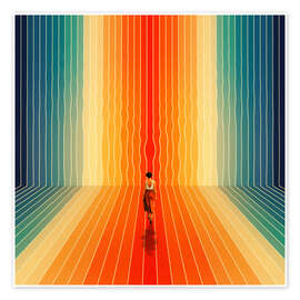 Wall art print Here I Come - Taudalpoi