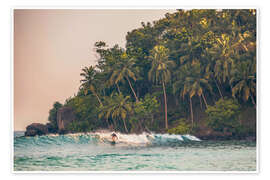 Wall art print Surfing in Sri Lanka - Matthew Williams-Ellis