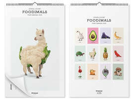 Wall art print Foodimals Calendar 2026 - Jonas Loose