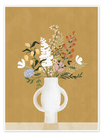 Wall art print Earthy Yellow - Goed Blauw