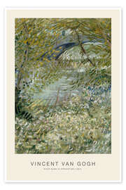 Wall art print River Bank in Springtime, 1887 - Vincent van Gogh