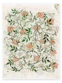 Wall art print Floral Pattern Studies II - William Morris