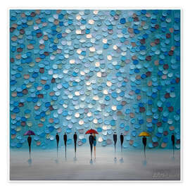Wall art print Under The Same Umbrella - Ekaterina Ermilkina