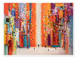 Wall art print Red Sky at Morning - Ekaterina Ermilkina