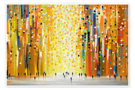 Wall art print Sunset Lights - Ekaterina Ermilkina