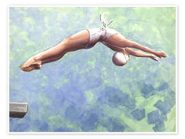 Wall art print Kunstspringerin - Sarah Morrissette