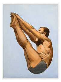 Wall art print High Diver (Side View) - Sarah Morrissette