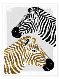 Poster Pretty Zebras