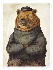 Wall art print Sailorbear I - Mike Koubou