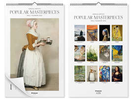 Wall calendar Popular Masterpieces Calendar 2026