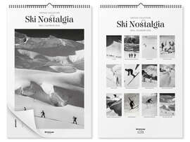 Wall calendar Vintage Collection Calendar - Ski Nostalgia 2026 - Vintage Ski Collection