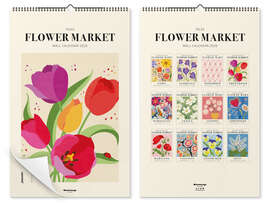 Wall calendar TAlex Calendar - Flower Market 2026 - TAlex