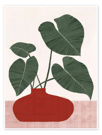 Wall art print Philodendron Gloriosum - EL BUEN LIMÓN