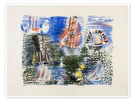 Wall art print The Sea - Raoul Dufy