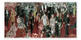 Wall art print Official Reception - Raoul Dufy
