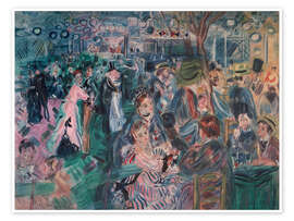 Wall art print The Moulin de la Galette - Raoul Dufy