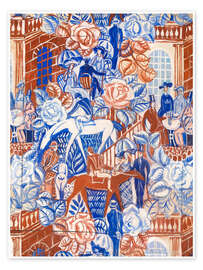 Wall art print Elegant Women at the Trifle - Raoul Dufy